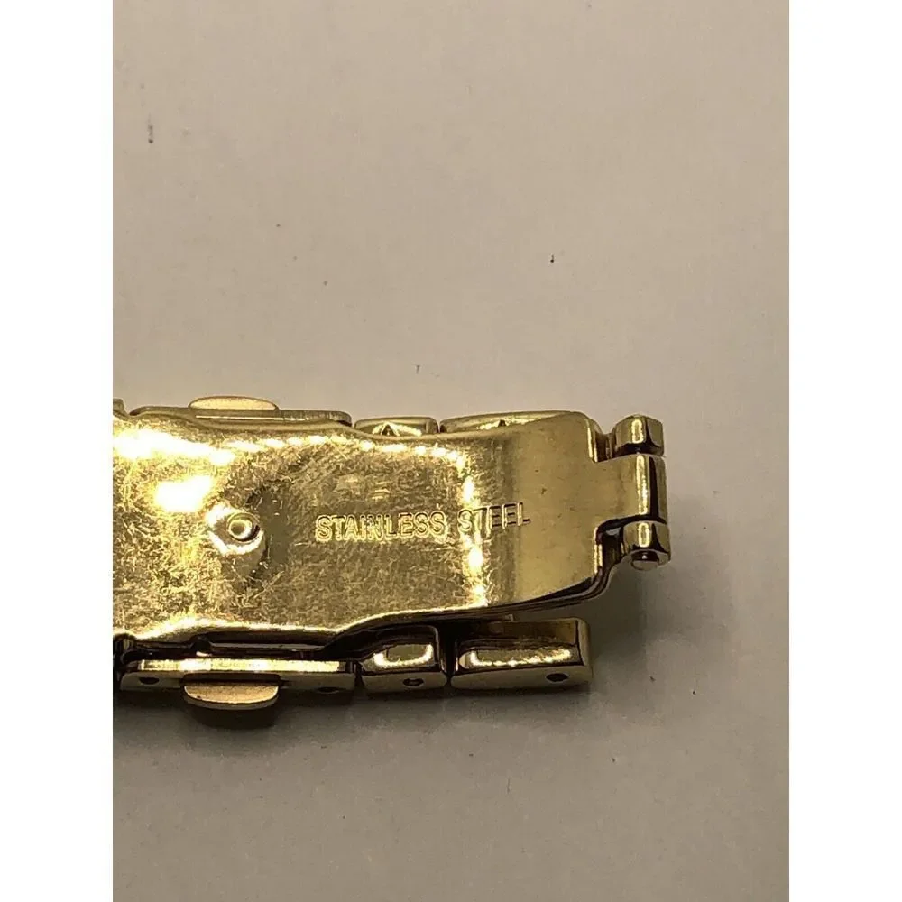 Michael Kors Watch Parts Half Band Links Gold With Clasp 16mm GY34